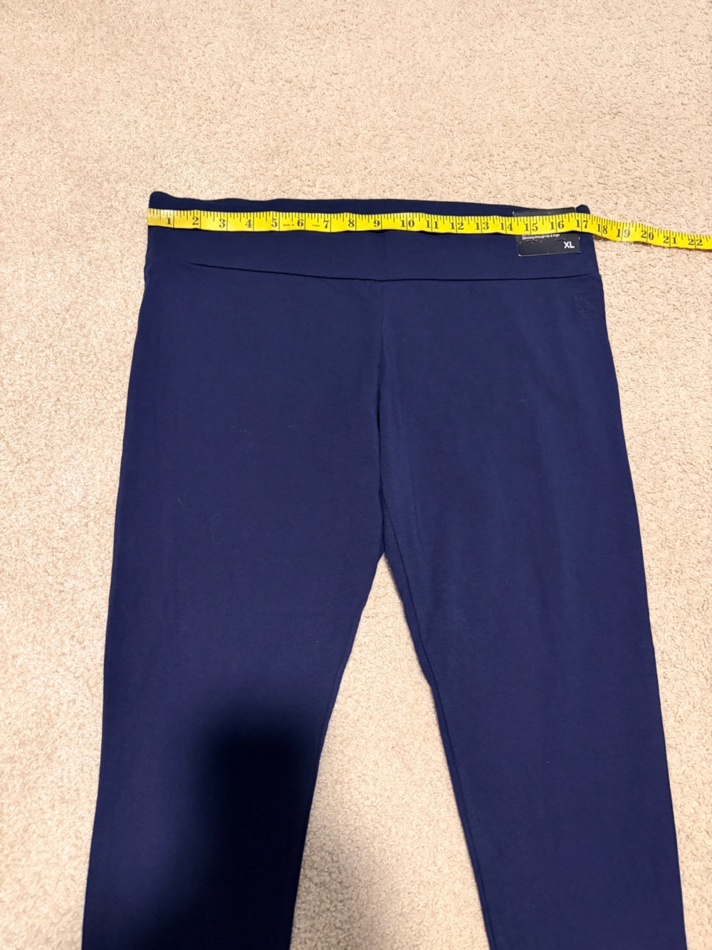 New York & Company Navy Blue Ankle Leggings with Branded Tag - Picture 6 of 7